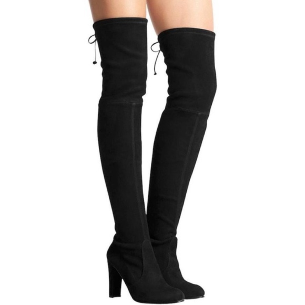 Stuart Weitzman Highland Over The Knee Suede Boots
